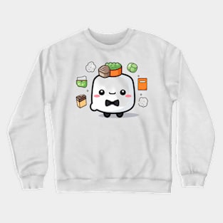 kawaii bento sushi T-Shirt cute  funny Crewneck Sweatshirt